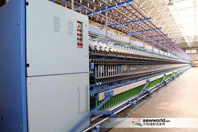 經(jīng)緯榆次新一代平臺式細紗機JWF1572實現(xiàn)首次銷售獲好評