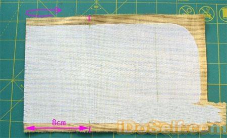 簡單無折疊的布藝錢包制作教程